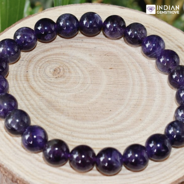 Purple(Stone) Amethyst Stone Sterling Silver Bracelet, For Ladies Wear at  Rs 1200/piece in Jaipur